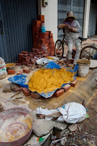 Building site, Battambang