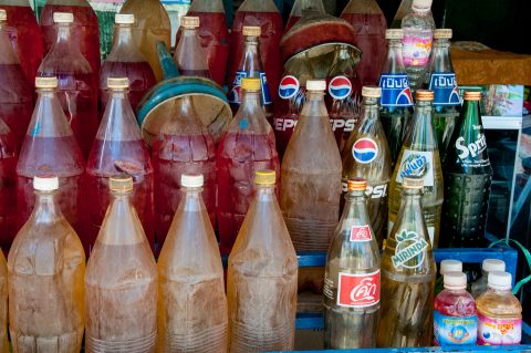 Petrol for sale, Battambang