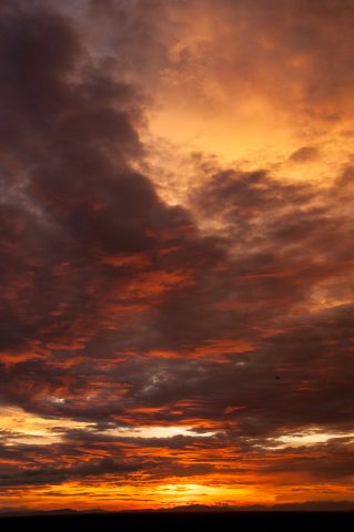 Sunset from Udong pagodas