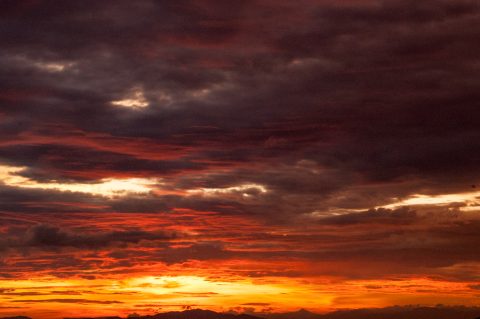 Sunset from Udong pagodas