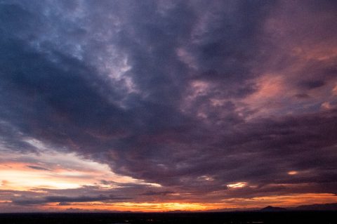 Sunset from Udong pagodas