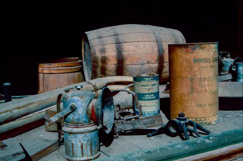 Display, Bodie Stores, Bodie Ghost Town, Cal (1999)