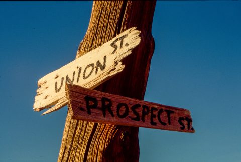 Streetsign, Bodie Ghost Town, Cal (1999)
