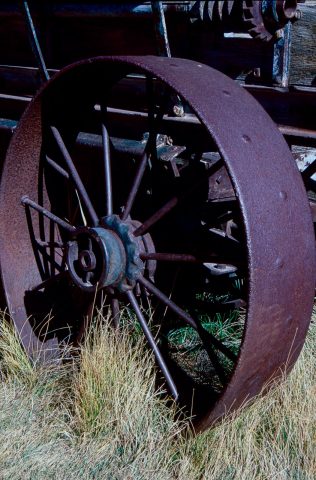 Old machinery, Bodie Ghost Town, Ca (1999)l