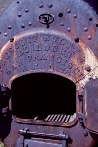 Old boiler, Bodie Ghost Town, Cal (1999)