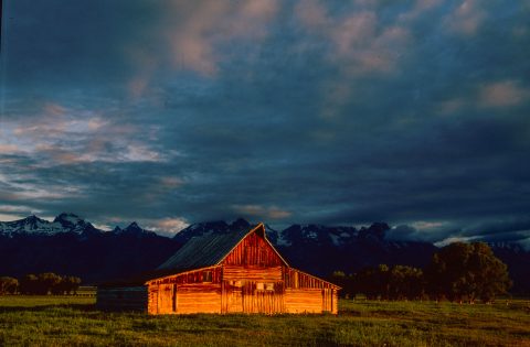 Sunrise, Moulton Barn, Grand Tetons, Wyoming (2000)