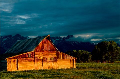 Sunrise, Moulton Barn, Grand Tetons, Wyoming (2000)