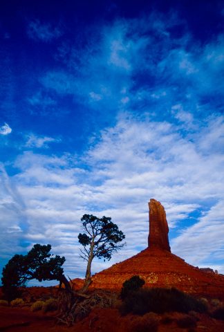 Left Mitten at sunrise, Monument Valley, Utah (2004)