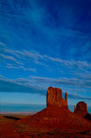 The Mittens at sunset, Monument Valley, Utah (2004)