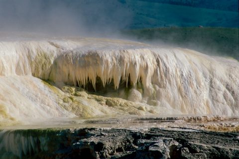 Minerva Terrace, Mammoth Lower Terrace, Yellowstone, WY (2000)