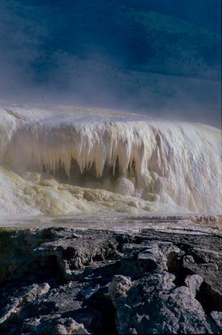 Minerva Terrace, Mammoth Lower Terrace, Yellowstone, WY (2000)