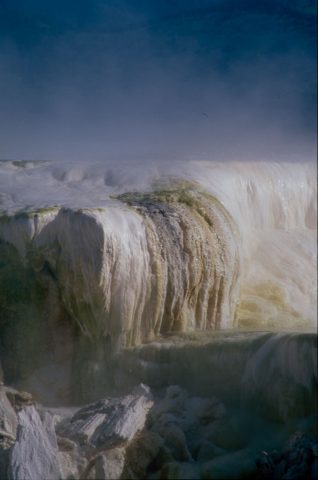 Minerva Terrace, Mammoth Lower Terrace, Yellowstone, WY (2000)