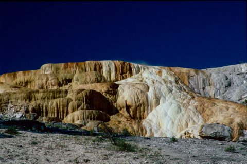 Cleopatra Terrace, Mammoth Lower Terrace, Yellowstone WY (2000)