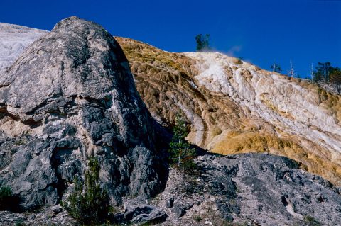 Devils' Thumb & Palette Spring, Mammoth, Yellowstone WY (2000)