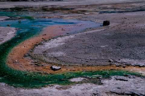 Crackling Lake, Norris Geyser Basin, Yellowstone WY (2000)