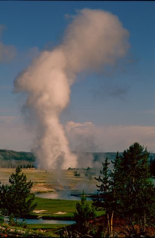 Excelsior Geyser Crater, Midway Basin, Yellowstone WY (2000)