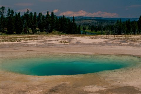 Opal Pool, Midway Geyser Basin, Yellowstone WY (2000)