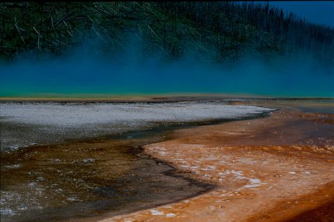 Grand Prismatic Pool, Midway Geyser Basin, Yellowstone WY (2000)