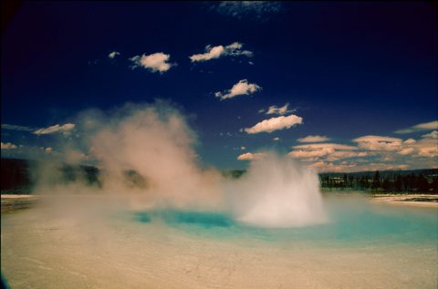 Sunset Lake, Black Sand Geyser Basin, Yellowstone WY (2000)