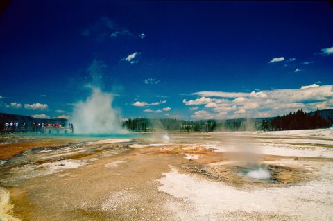 Rainbow Pool, Black Sand Geyser Basin, Yellowstone WY (2000)