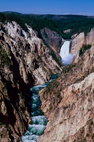 Lower Falls from Artists Point, Yellowstone WY (2000)