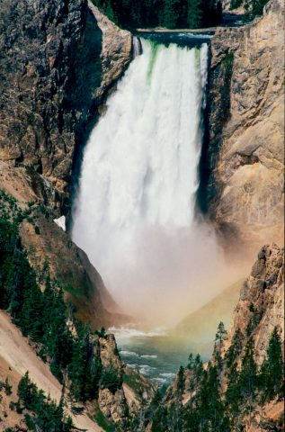 Lower Falls from Artists Point, Yellowstone WY (2000)