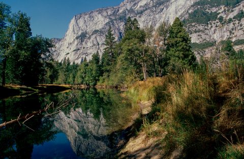 Merced River by Cook's Meadow, Yosemite (1999)