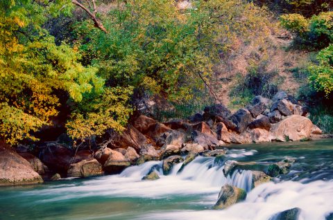 Virgin River, Zion Canyon,  Utah (1996)
